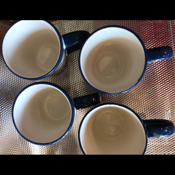 4 TUSCAN STYLE HAND PAINTED MUGS ! - Picture 6 of 8